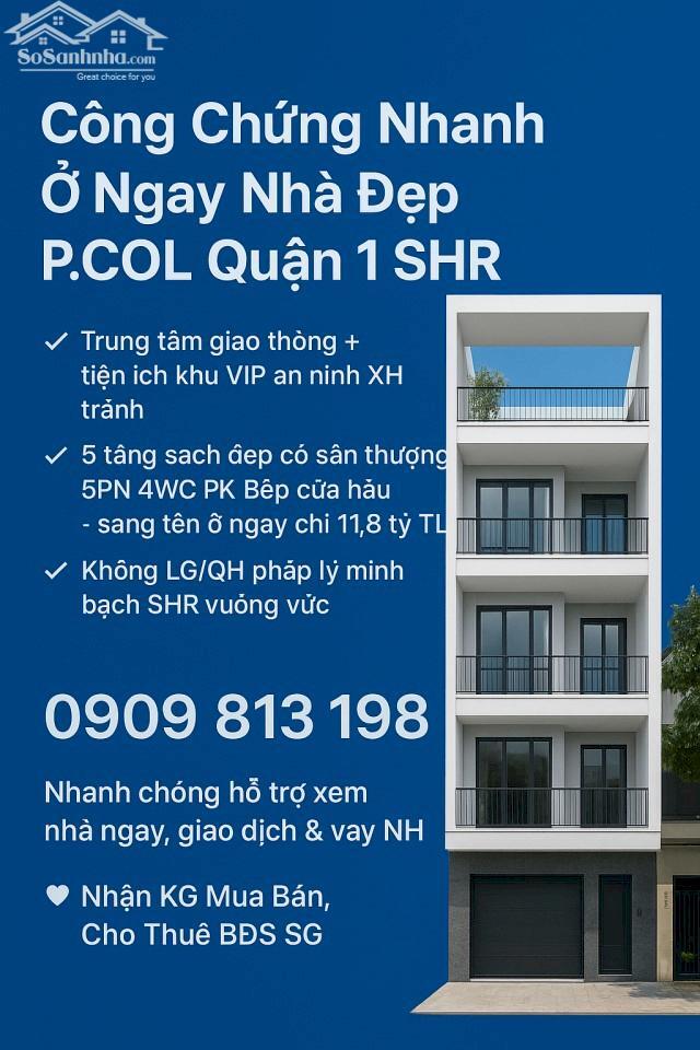 Hình ảnh ️️️Công Chứng Nhanh Ở Ngay Nhà Đẹp P.COL Quận 1 SHR.️️️ 0
