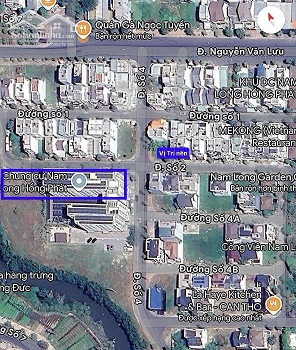 Hình ảnh Nền Góc 2 Mặt tiền đường số 4&2 KDC Nam Long - Đối diện chung Cư 2