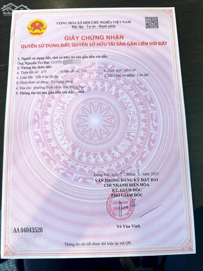 Hình ảnh DỰ ÁN MỚI RA MẮT – 9 LÔ ĐẤT P. BIÊN HOÀ (Bửu Hoà cũ). Giá Đầu Tư 4