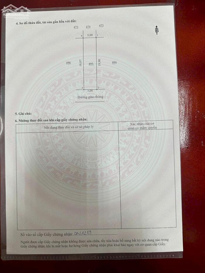 Hình ảnh Bán đất phường Quang Vinh, cách đường Nguyễn Du chỉ 50m sổ hồng riêng 100m2 ngang 5m giá 4,38 tỷ 4