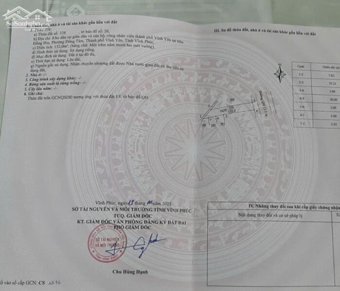 Hình ảnh Bán đất view bờ kênh Bến Tre khu đấu giá Đồng Hin, Lai Sơn, Đồng Tâm, Vĩnh Yên. 0