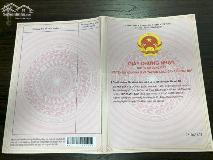 Hình ảnh Sổ đỏ chính chủ. Quy hoạch an toàn. Khách mua yên tâm pháp lý để nắm giữ lâu dài. 4