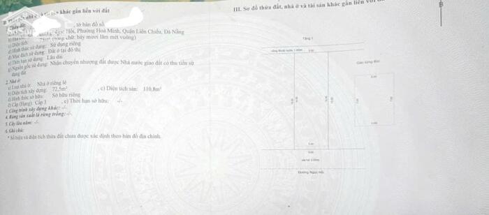 Hình ảnh Chính chủ gửi bán nhà mê lửng MT đường Ngọc Hồi,Đà Nẵng 2