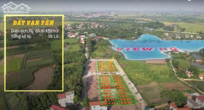 Hình ảnh 67m đất đấu giá Mê Linh, Hà Nội view Hồ giá 2.5 tỷ 2