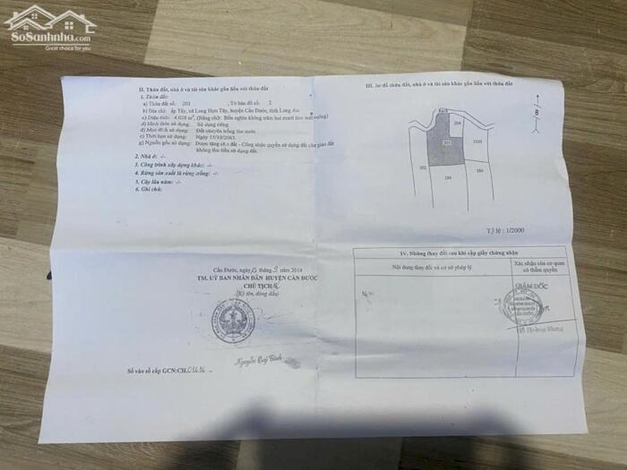 Hình ảnh Đất lúa Long Hựu giá rẻ cho khách tài chính thấp 330tr/1000m2 4