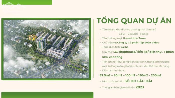 Hình ảnh GREEN LITTLE TOWN – DỰ ÁN HOT TẠI GIA LÂM – CỔ BI 0
