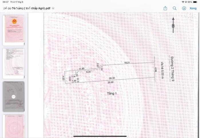 Hình ảnh Mình cần bán gấp lô đất mặt tiền đường 2 Tháng 9 , Phường Hòa Thuận Đông , Quận Hải Châu , Đà Nẵng ⭐⭐⭐⭐⭐⭐ 1
