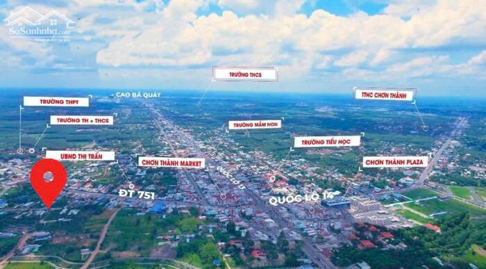 Hình ảnh Cần bán gấp lô đất mặt tiền đường Phạm Hồng Thái, Xã Minh Long, Chơn Thành 0