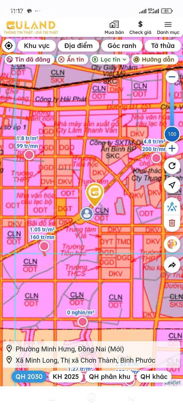 Hình ảnh BÁN ĐẤT MẶT TIỀN ĐƯỜNG LỚN 32M – SỔ SẴN – MINH HƯNG 0