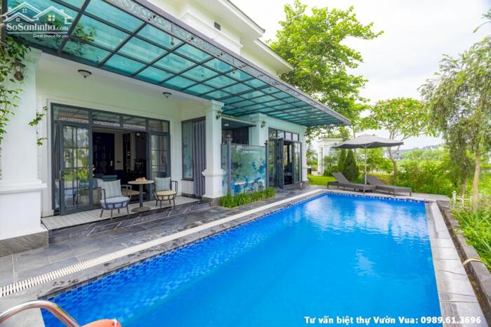 Hình ảnh Lô biệt thự mặt hồ Sen siêu đẹp, bể bơi đông nam, 3 tầng, tự kinh doanh được 7