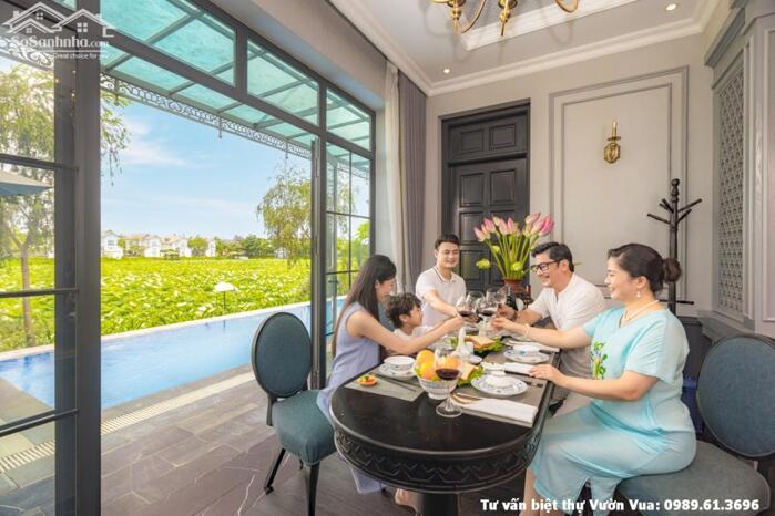 Hình ảnh Lô biệt thự mặt hồ Sen siêu đẹp, bể bơi đông nam, 3 tầng, tự kinh doanh được 4