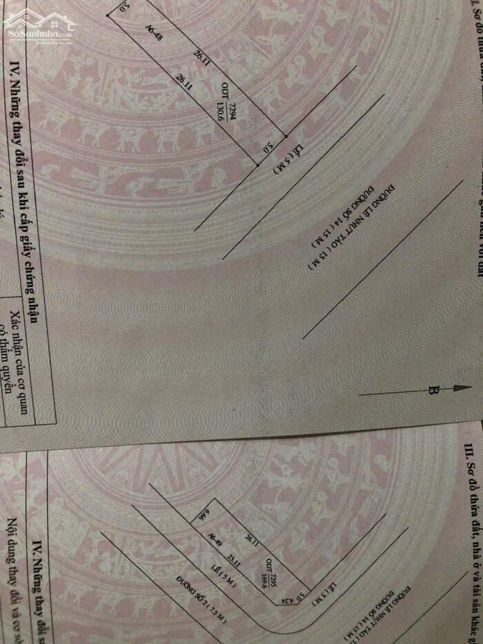 Hình ảnh Bán Cặp góc 300m2 đường Lê Nhựt Tảo và đường số 2. 0