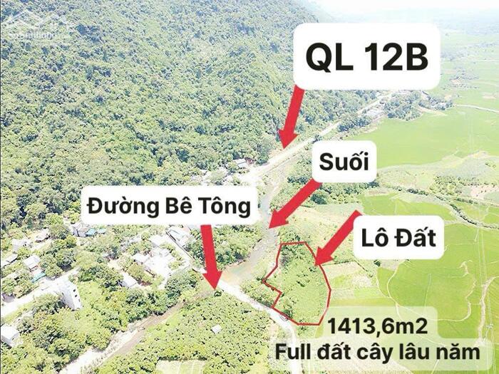 Hình ảnh BÁN LÔ ĐẤT CỰC ĐẸP – BÁM SUỐI – GẦN QL 12B – KIM BÔI, HÒA BÌNH 3