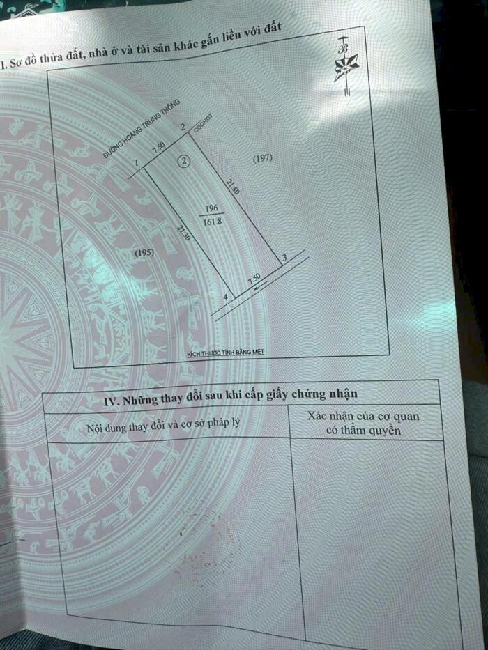 Hình ảnh BÁN LÔ ĐẤT VÀNG 162m2 ĐƯỜNG HOÀNG TRUNG THÔNG, YÊN DUỆ, ĐÔNG VĨNH 2