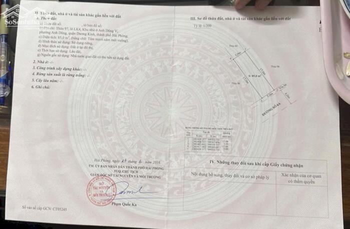 Hình ảnh Bán đất tại khu nhà ở Anh Dũng 5, Dương Kinh, hải Phòng, giá chỉ nhỉnh 1tỷ 7xx 0