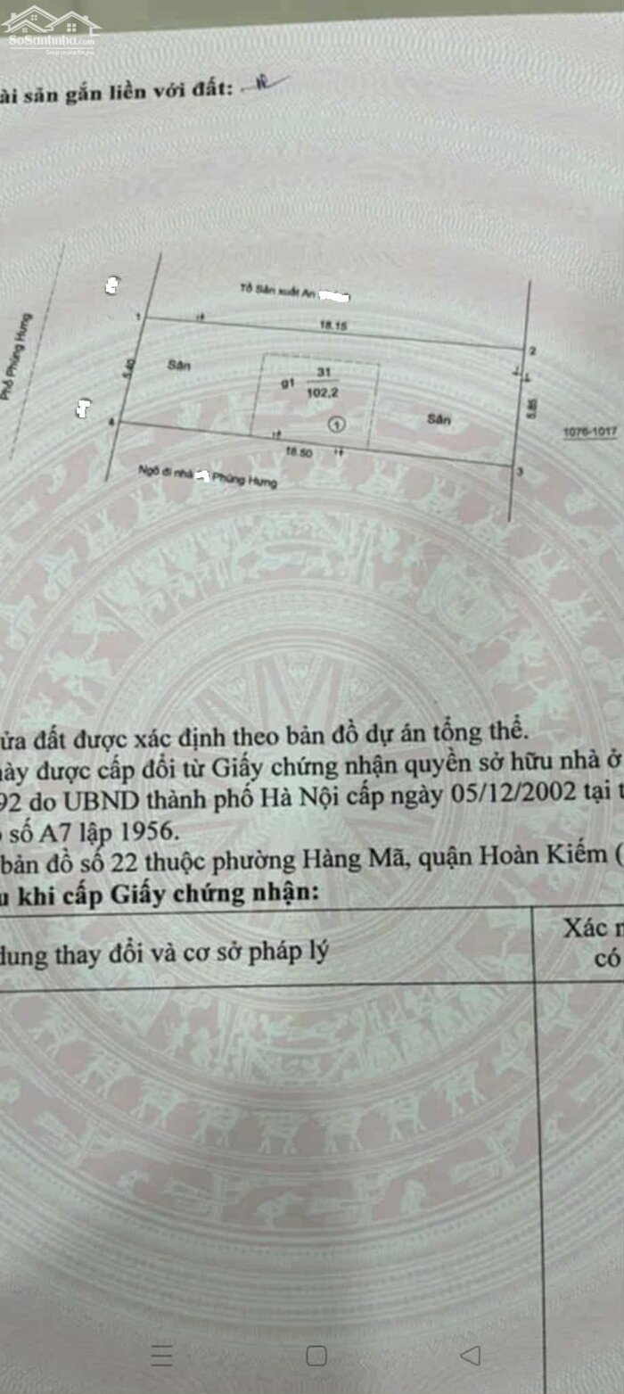 Hình ảnh Bán Nhà Mặt Phố Phùng Hưng Hoàn Kiếm 103m2-4T MT5,4m 2 Vỉa Hè 89,5 Tỷ Có Thương Lượng. 6
