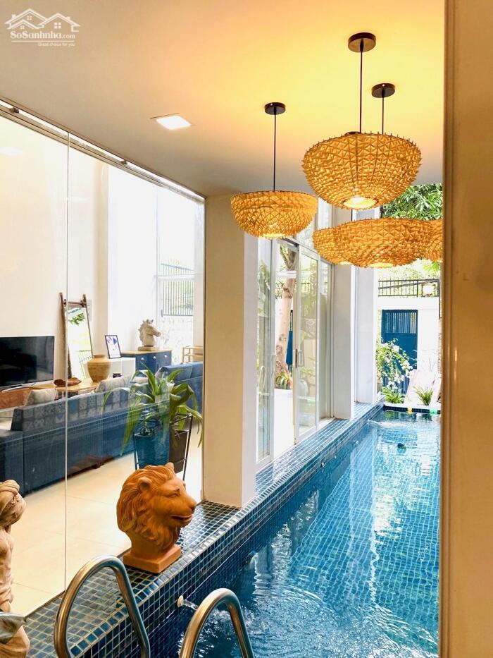 Hình ảnh Chỉ 42 Tỷ-Bán Biệt Thự Đẹp Thảo Điền DT:202m2(8mx25m) 1 Trệt 3 Lầu-Hồ Bơi Sân Vườn 0