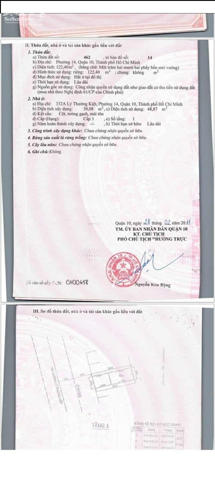 Hình ảnh GIẢM SỐC Bán Nhà Mặt Phố 332 Lý Thường Kiệt 122m2-4T MT6,2m Vỉa Hè 5m Q10 P14 HCM 53 Tỷ. Có Thương Lượng 5