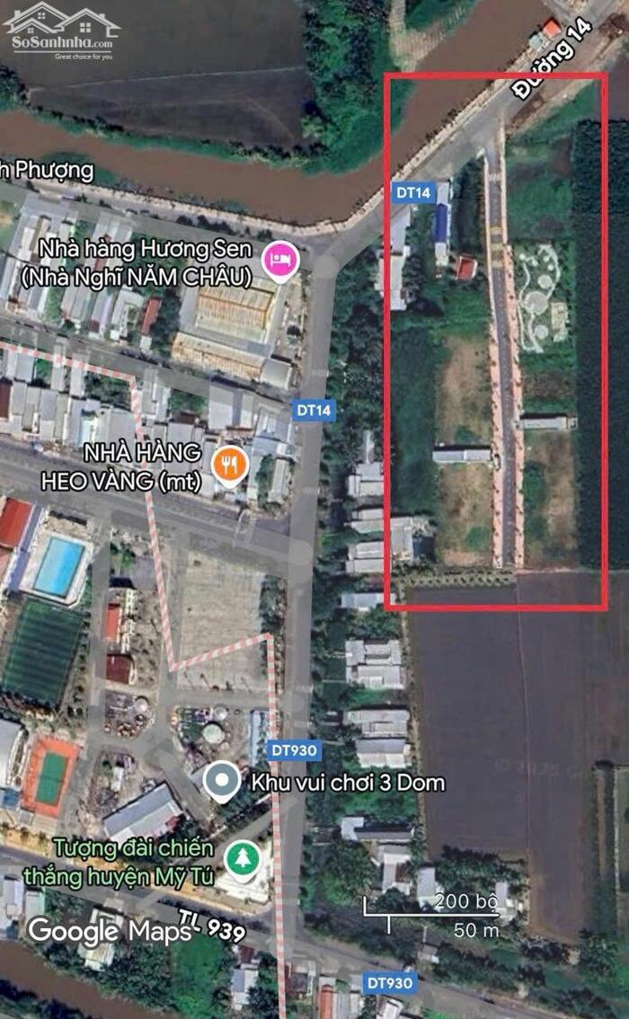 Hình ảnh Bán Nền Khu Tái Định Cư Xã Mỹ Hương Đường Tỉnh 14 - Cách Thị Trấn Huỳnh Hữu Nghĩa 1,3Km, TP.Cần Thơ 3