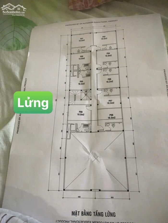 Hình ảnh Bán lô đất HXH 12m Chu Văn An, Bình Thạnh, 11x50 , 560m2, GPXD 6 tầng giá 43 tỷ TL 1