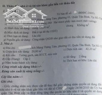 Hình ảnh Bán nhà CMT8 21M2, HXH cách 10m, nhỉn 2 tỷ 0