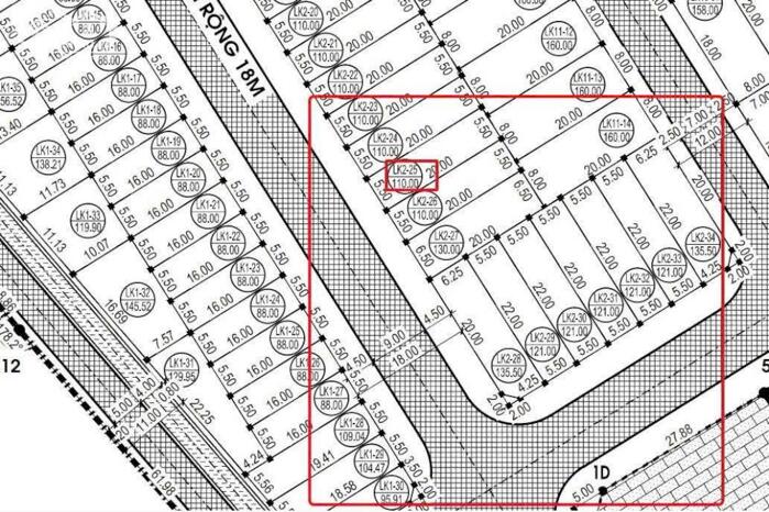 Hình ảnh Bán lô 110 m2 Đường số 1, cổng chính dự án Nam Lê Lợi , TP Vinh 2