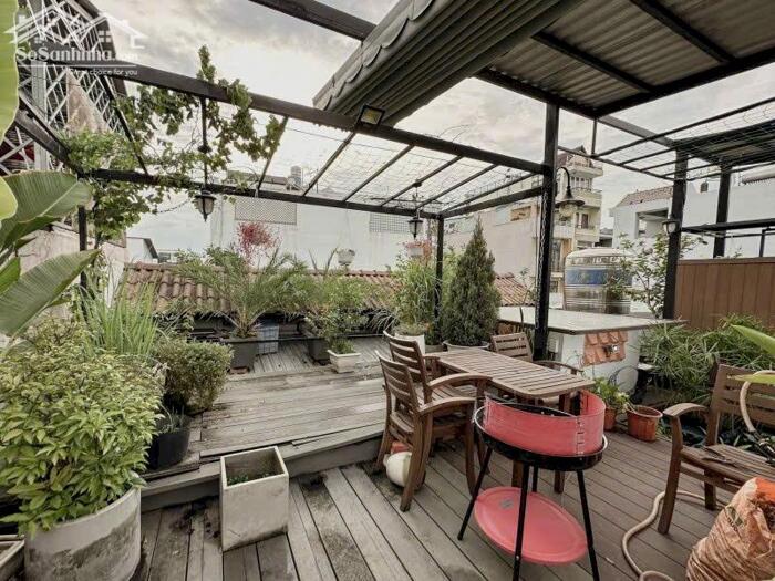 Hình ảnh Biệt thự mini ngang 8m 120m2 mái Thái hẻm 183 Nguyễn Văn Khối tặng sân vườn ĐL 13 tỷ hơn 8