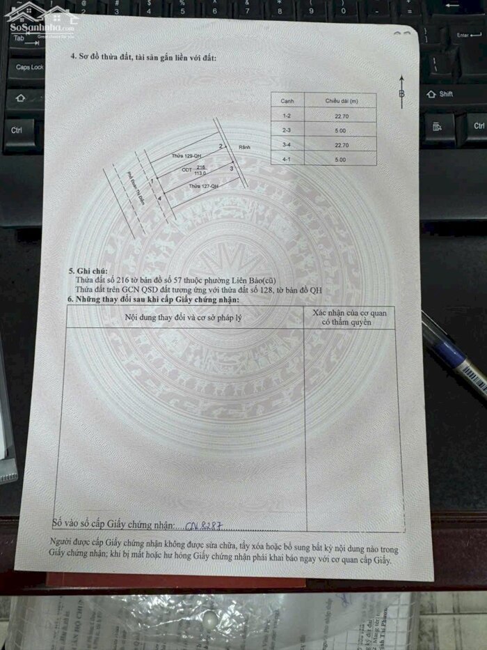 Hình ảnh Bán đất mặt phố Đoàn Thị Điểm, Liên bảo, Vĩnh yên. Gần mọi tiện ích 5