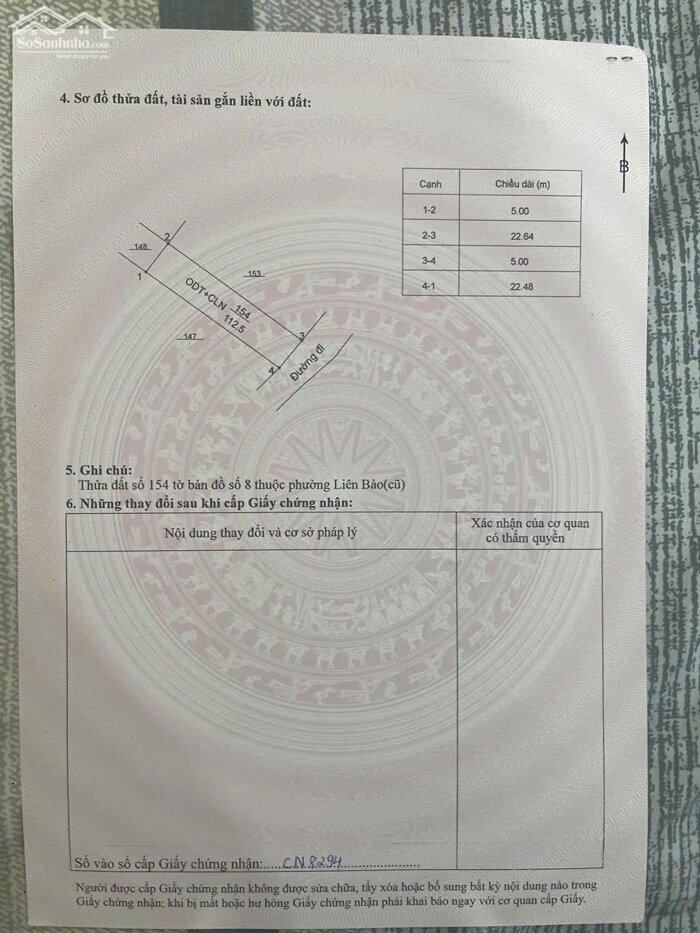 Hình ảnh Bán đất TDP Gò Dung, Liên Bảo, Vĩnh Yên, Vĩnh Phúc 2