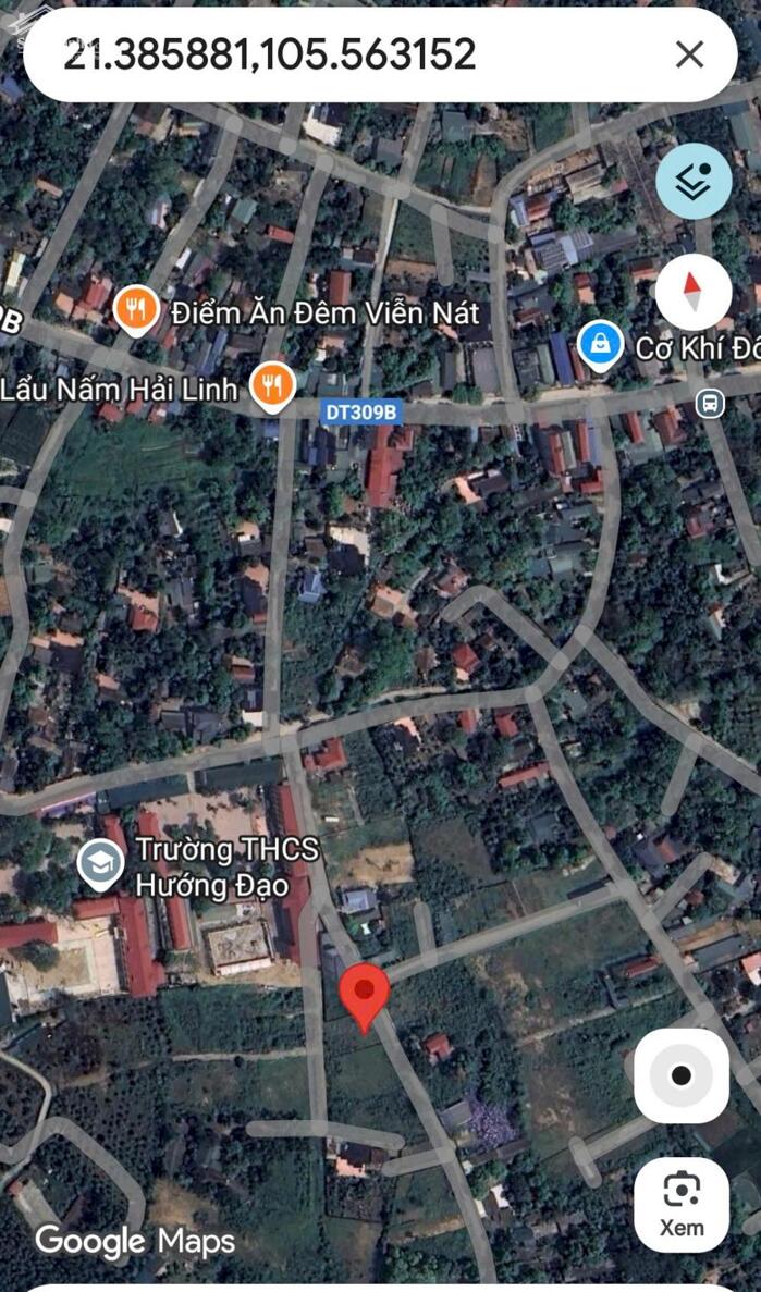 Hình ảnh Bán 121,6m2 đất thôn Giếng mát, Hướng đạo, Tam dương. 1