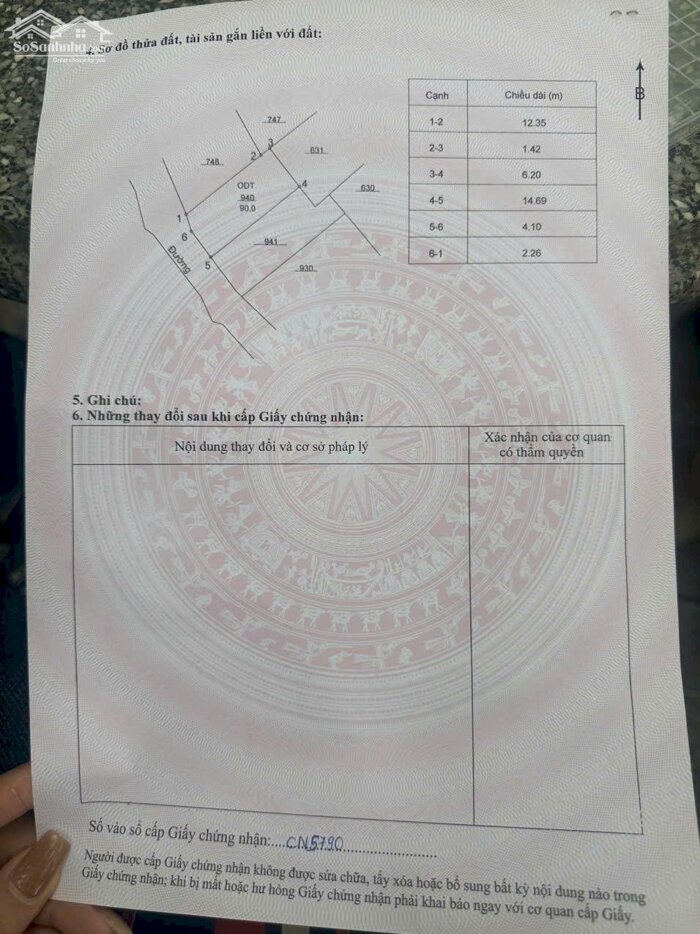 Hình ảnh Bán đất 90m2, full thổ cư xây nhà đẹp tại Minh Quyết, Khai Quang, Vĩnh Yên 2