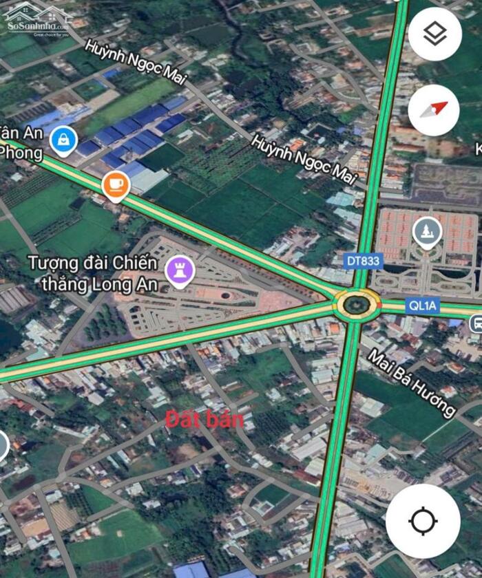 Hình ảnh Đất hẻm ô tô đường tỉnh 833 phường 5 TP Tân An 3