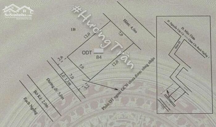 Hình ảnh 4 tỷ - BÁN NỀN 84m2, NGANG 7m HAI MẶT TIỀN ĐƯỜNG LÊ ANH XUÂN (Bờ kè MẬU THÂN) và Hẻm 45 MẬU THÂN (lộ 4m) 4