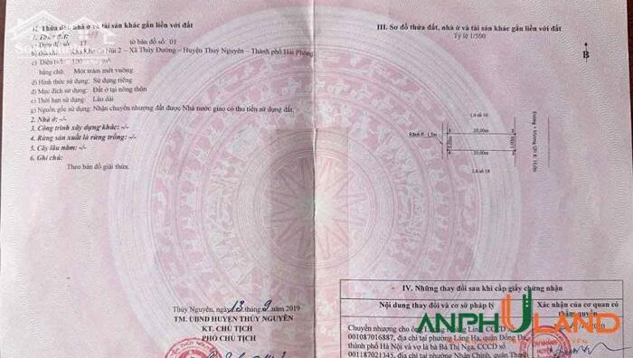 Hình ảnh Chủ gửi bán lô đất khu khe Ca Núi 2, Phường Thủy Nguyên ( xã Thủy Đường), TP Hải Phòng 0