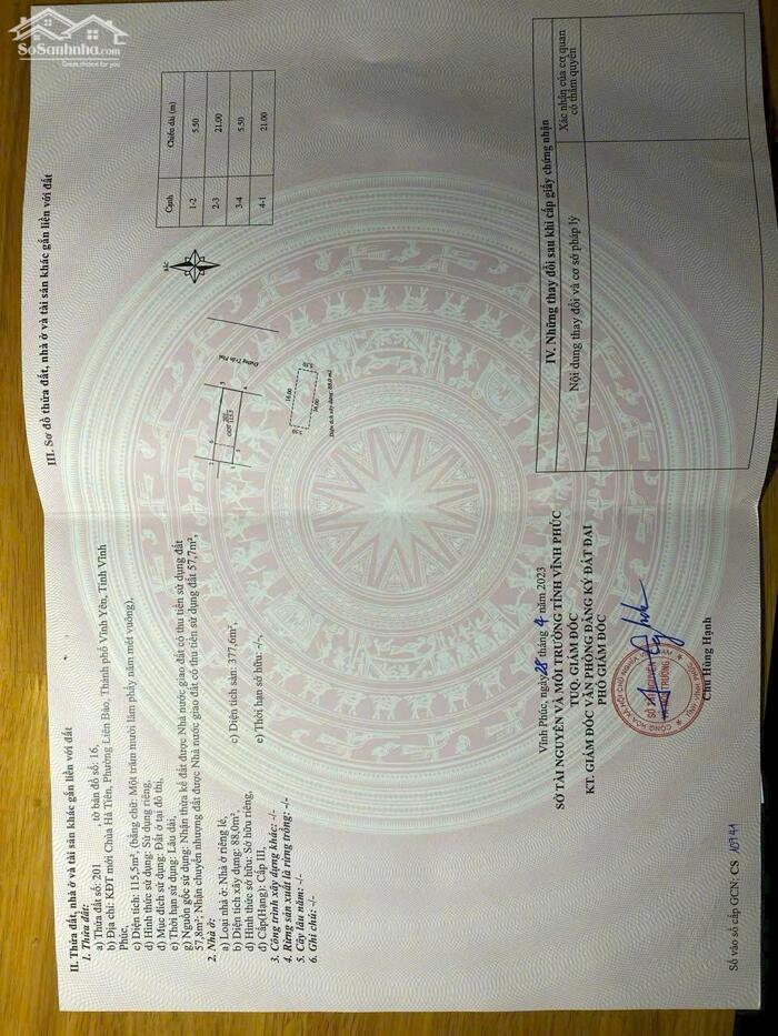 Hình ảnh Bán nhà 3 tầng mặt đường Trần Phú, khu đô thị Chùa Hà Tiên, Vĩnh Yên, Vĩnh Phúc. 0