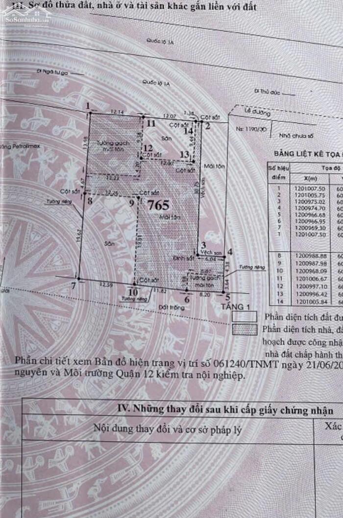 Hình ảnh Cho thuê, bán MB kho xưởng 1247m2 Ql1A Quận 12 1