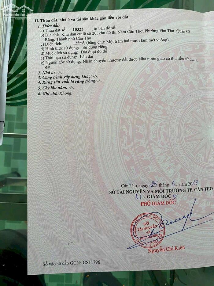 Hình ảnh Bán Nền đẹp Đs 30 KDC 586, P. Hưng Phú (Phú Thứ cũ), Cần Thơ 2