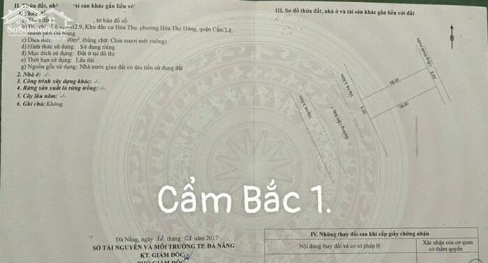 Hình ảnh RẺ ĐẸP NHẤT KHU,BÁN LÔ ĐẤT ĐƯỜNG 7M5 CẨM BẮC 1 – HÒA THỌ ĐÔNG, CHỈ 4,8 TỶ 0