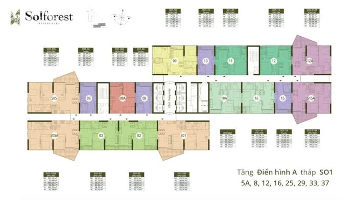 Hình ảnh Bán căn hộ 2 ngủ 1 vệ sinh , 52m2 sử dụng - chung cư Sol Forest Ecopark - Giá 3 tỷ 750 2