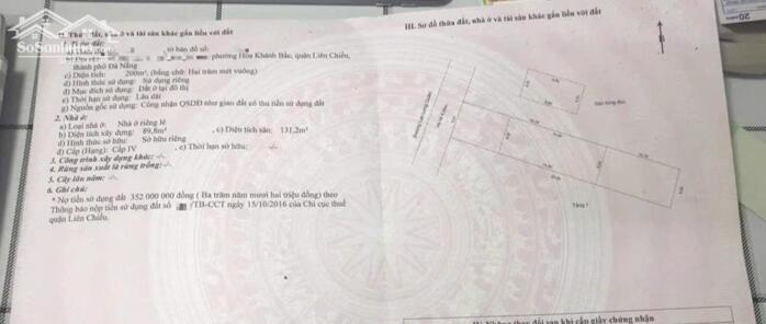 Hình ảnh Chính Chủ gửi bán nhà cấp 4 MT đường Lạc Long Quân,P Liên Chiểu.Đà Nẵng 2