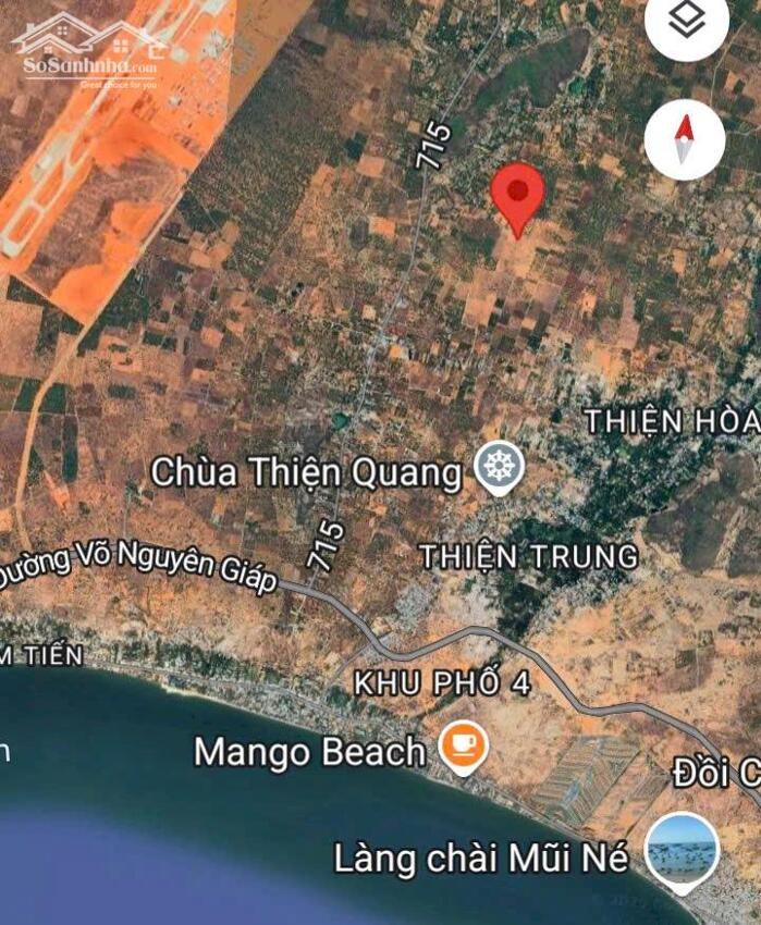 Hình ảnh Đại Hạ Giá-Đất gần Trần Hữu Xoàng-Mũi Né(Thiện Nghiệp-Phan Thiết)-1.100m2,có 300m2TC,mt 13m. 2