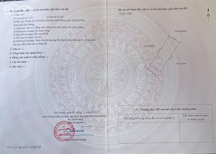 Hình ảnh Bán nhà 3 tầng gần ngay Chợ Trà Khê, Anh Dũng, Dương Kinh, giá chỉ 2 tỷ 6xx 2