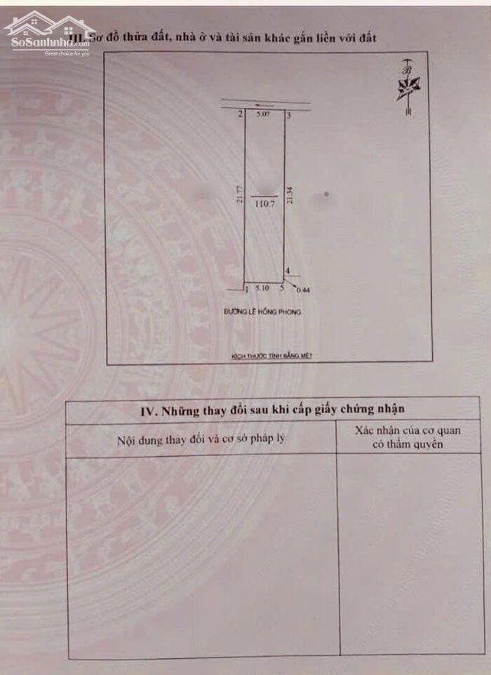 Hình ảnh NHÀ 2 tầng 111m2 MẶT ĐƯỜNG LÊ HỒNG PHONG, TP Vinh – VỊ TRÍ ĐẸP & HIẾM CÓ 0