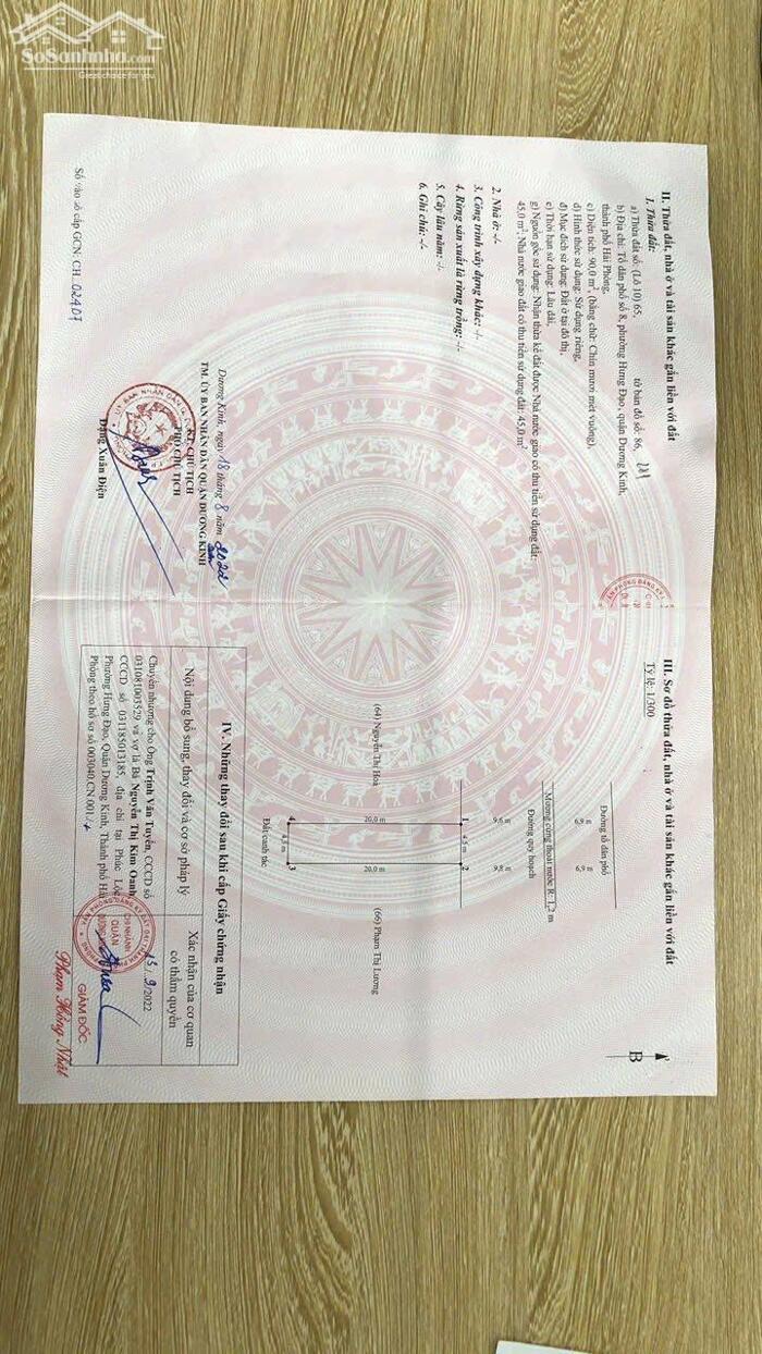 Hình ảnh Bán đất tại Hưng Đạo, Dương Kinh, DT 90m2 khu 86 hộ Dân 0