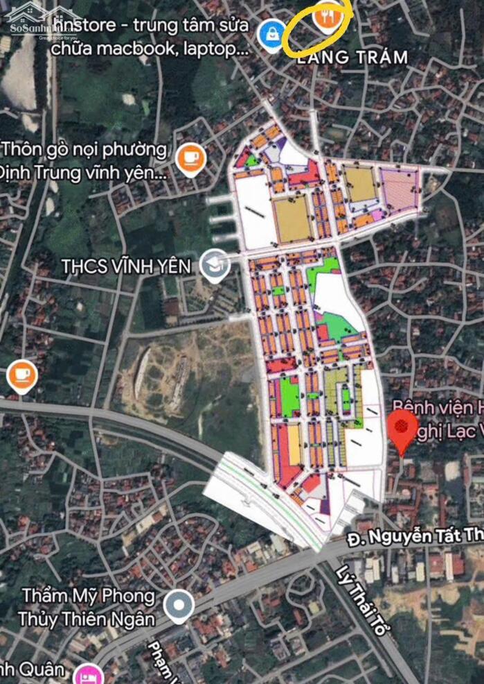 Hình ảnh Bán đất đường Mai Hắc Đế, Định Trung, Vĩnh yên. giá siêu rẻ chỉ 3,0x tỷ Kinh doanh 3