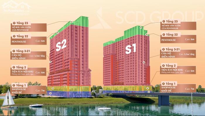 Hình ảnh Bán căn hộ Sun Spana Tower, nội thất cao cấp, DT 91,6m², tầm view pháo hoa, hỗ trợ vay 70% 2