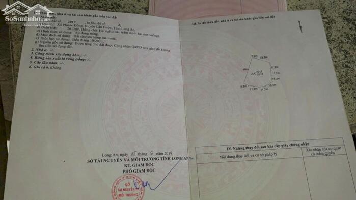 Hình ảnh Nhà vườn nghỉ dưỡng 3000m2 mt xe hơi xã Phước Đông bán gấp 2 tỏi 5 4