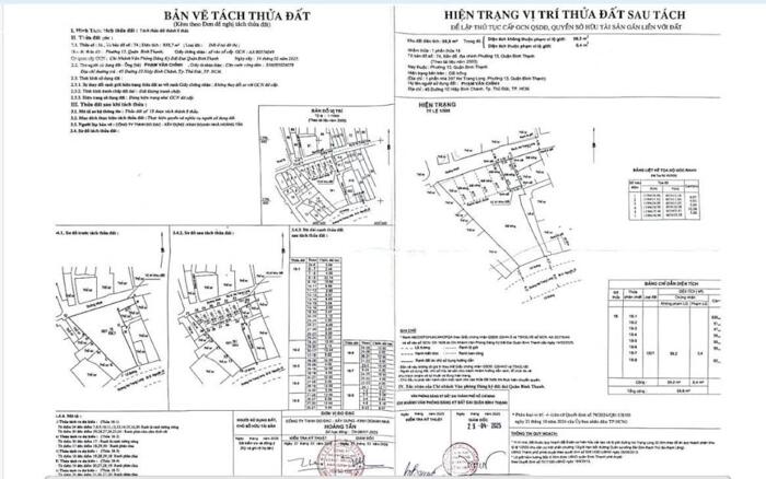 Hình ảnh Bán gấp 4 Lô Đất 297 Nơ Trang Long, Bình Thạnh , 5x13, 62m2, XD: Hầm 6L ,8.9 tỷ TL 1