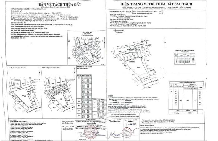 Hình ảnh Bán gấp 4 Lô Đất 297 Nơ Trang Long, Bình Thạnh , 5x13, 62m2, XD: Hầm 6L ,8.9 tỷ TL 2