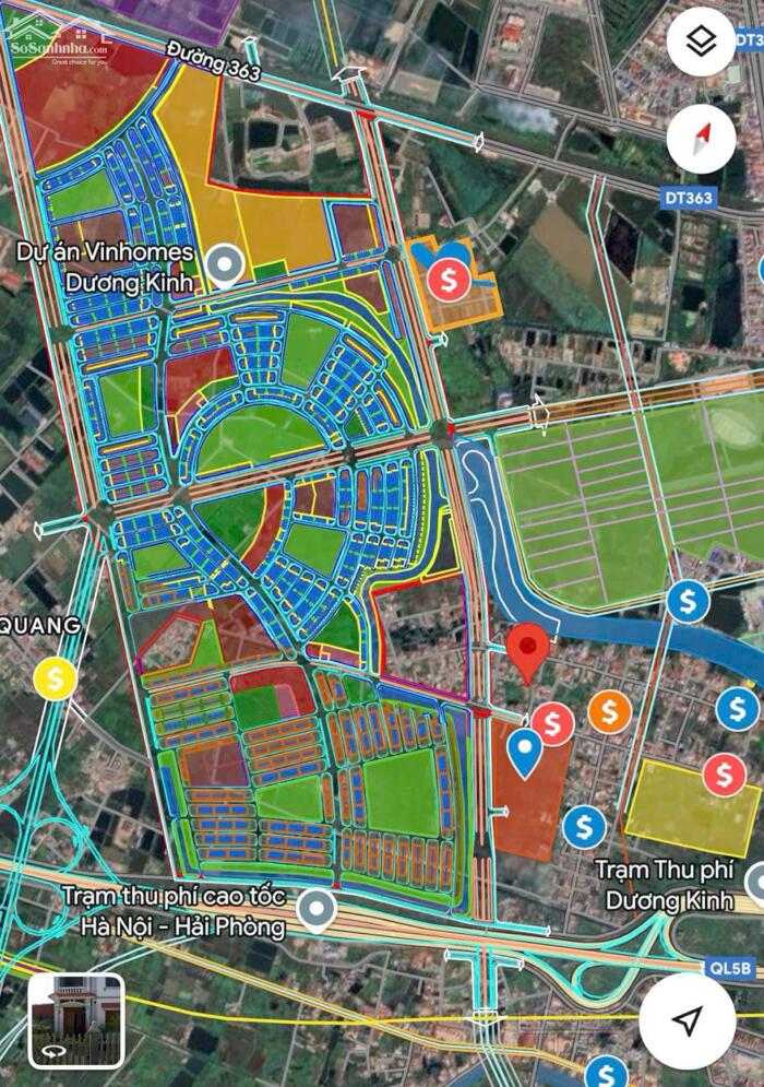 Hình ảnh Bán đất gần Vinhomes, HÒa Nghĩa, Dương Kinh, Hải Phòng. 1